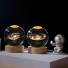 Kertari 2.4 inches (60 mm) Crystal Ball, Galaxy Model, 3D