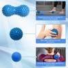 3PCS Spiky Massage Balls and Lacrosse Ball Set, Deep Tissue