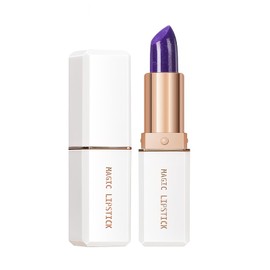 Qwesure Xixi 6 Colour-Changing Lipstick with Temperature-Active - Long-Term Moisturising, Transfer-Resistant Lip Gloss, 24 Hours Non-Staining & Nourishing Colour Change Lip Balm (04 Purple)