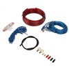 8 Gauge Car Amplifier Wiring Kit with Amp Power Cable