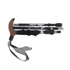 Trekking Pole Hiking Walking Stick 5 Fold Curved Handle Ultra
