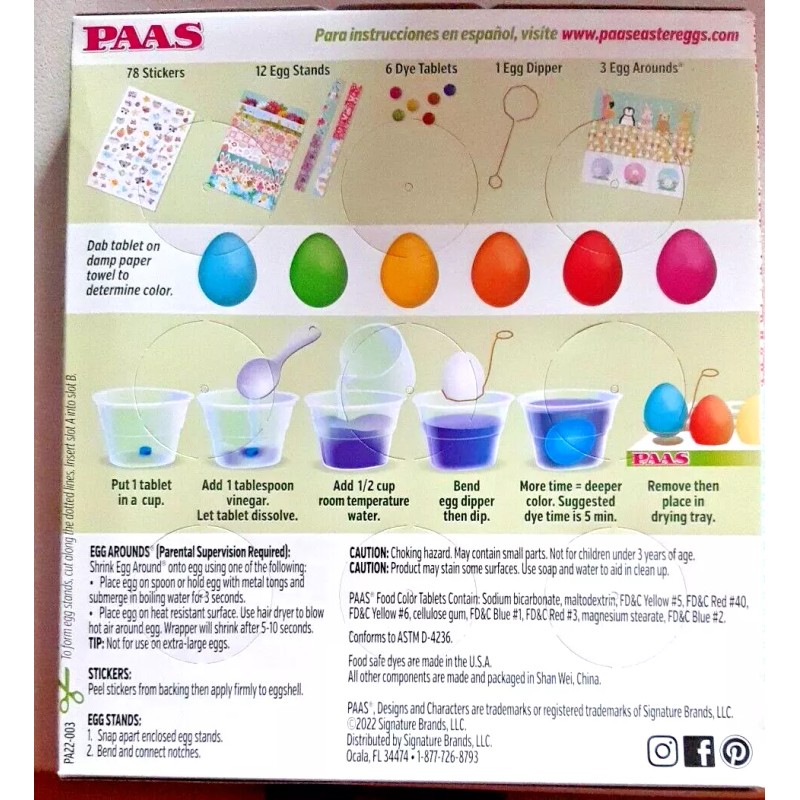 PAAS - Classic - Easter Egg Decorating Kit