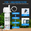 QiQiWader The Fish Tank Filter is Suitable for 10-40 Gallon