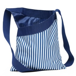 Flatro Clothes Peg Bags for Washing line Waterproof | Nylon Striped Pattern Large Peg Bag with Shoulder Strap for Ease of Use| Store up to 100 Pegs for Washing line