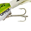 Arbogast Hula Popper Topwater Fishing Lure, Frog White Belly, G750
