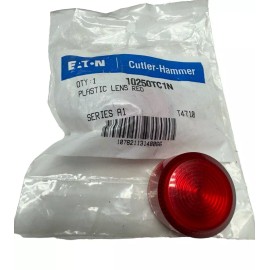 Cutler-Hammer Eaton Cutler-Hammer 10250TC1N Replacement Plastic Lens Red For Indicator Light