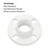 PATIKIL 50mm PVC Pipe Fitting, 2 Pack 1.5 Inch Flange