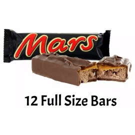Mars Chocolate Bars Full Size 52g Each 12 Bars From Canada  exp 09/2025