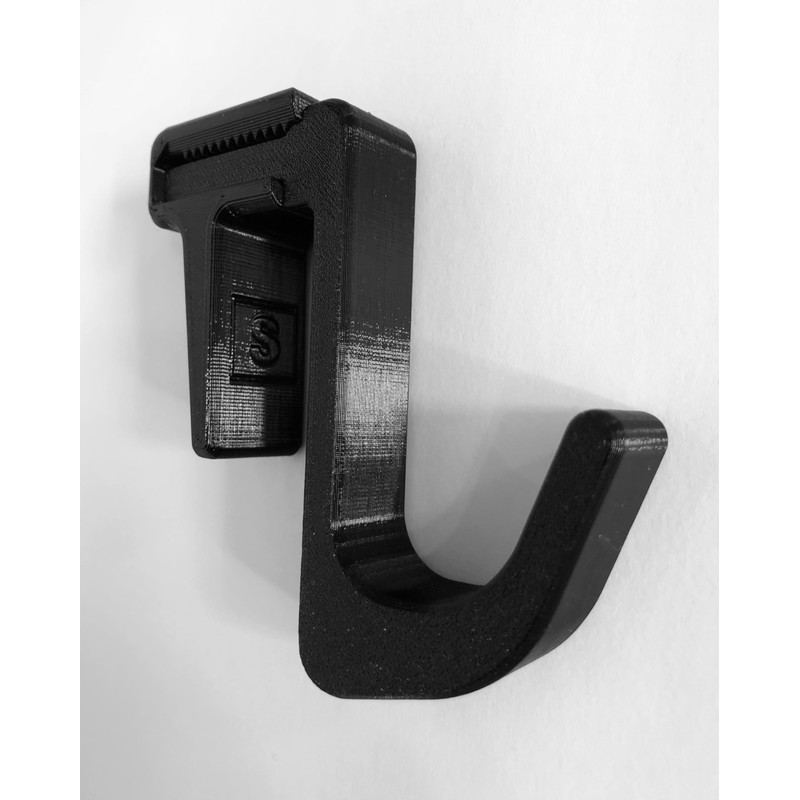 SquirrelBox Thin Wall Cubicle Hooks/Hangers, Adjustable (0.75" to 1.5"), Comes