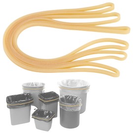 Trash Can Rubber Bands Set of 3 Yellow Large Rubber Bands Fits 13 to 30 Gallon Trash Cans Large Rubber Bands Heavy Duty