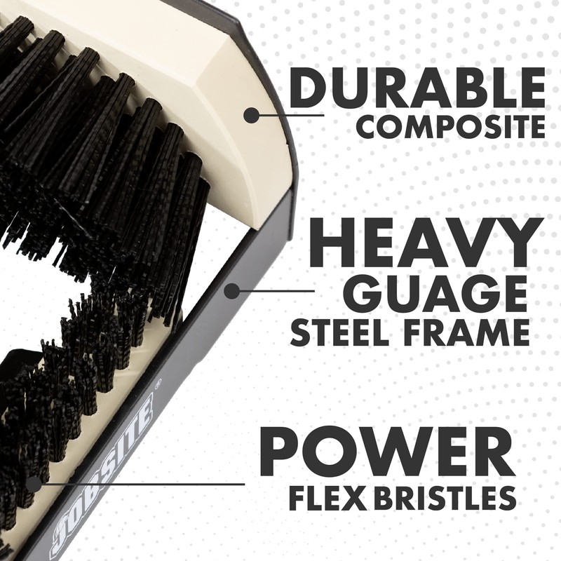 JobSite The Original Boot Scrubber - Includes Stakes for Grass