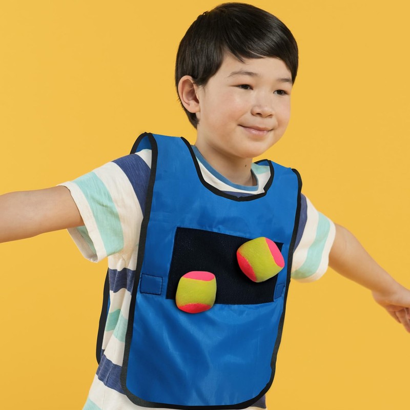 Mad Monkey 2000044 Velcro Catching Game Blue Red