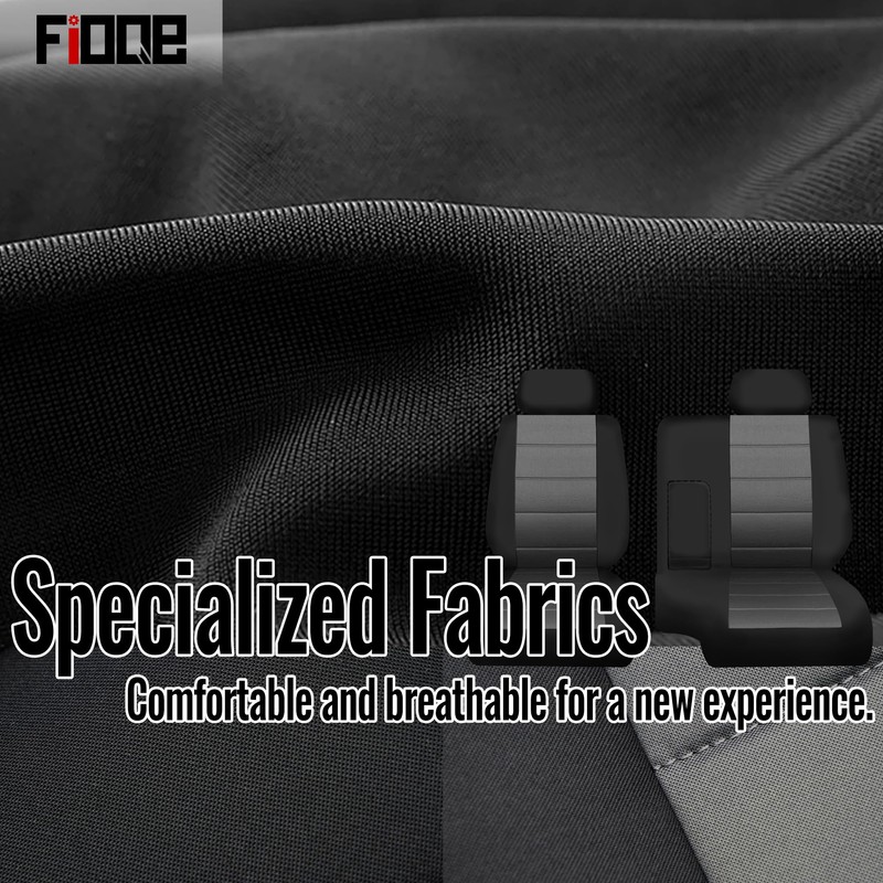 Fioqe 60/40 Split Bench Seat Covers for Toyota Pickup 1989-1994,