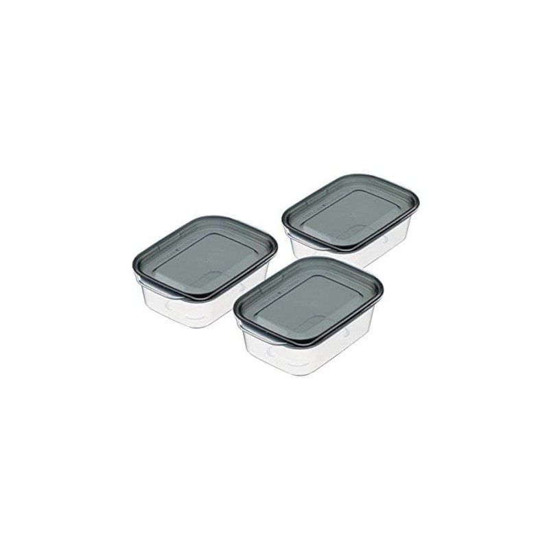 Rakuchin Pack Square Storage Containers, Capacity 6.1 fl oz (180