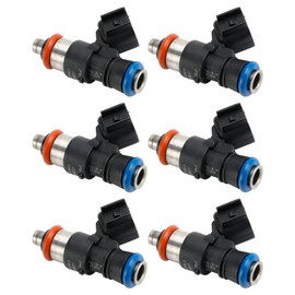 Frezon 6PCS Fuel Injectors Fit For Ford EDGE 3.5L 2011-2017,EDGE 3.7L 2011-2014,EXPLORER 3.5L 2011-2017,FLEX 3.5L 2013-2017# 0280158191
