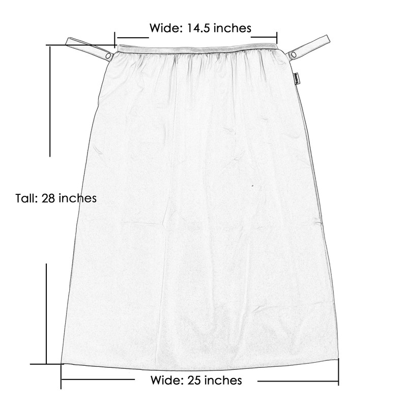 Teamoy (2 Pack Reusable Pail Liner for Cloth Diaper/Dirty Diapers