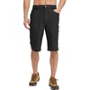 YSENTO Mens Cargo 3/4 Length Shorts Lightweight Quick Dry Hiking