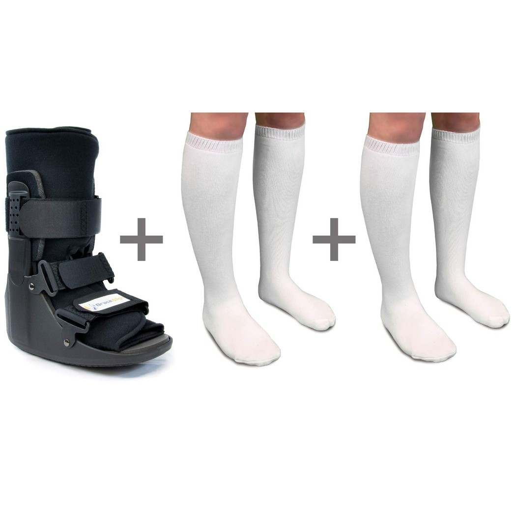 Brace Align CAM Walker PDAC Approved L4386 and L4387 Fracture Boot Short - Medical Recovery, Protection and Healing Boot - Toe, Foot or Ankle Injuries