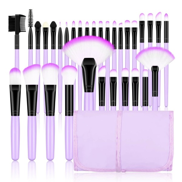 Generic Makeup Brushes 32pcs Makeup Kit,Synthetic Bristles for Foundation