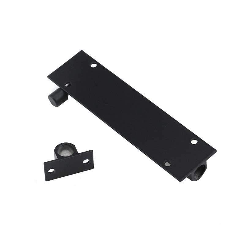 Bitray 4-inch Slide Bolt Latch Matt Black Slide Locks for