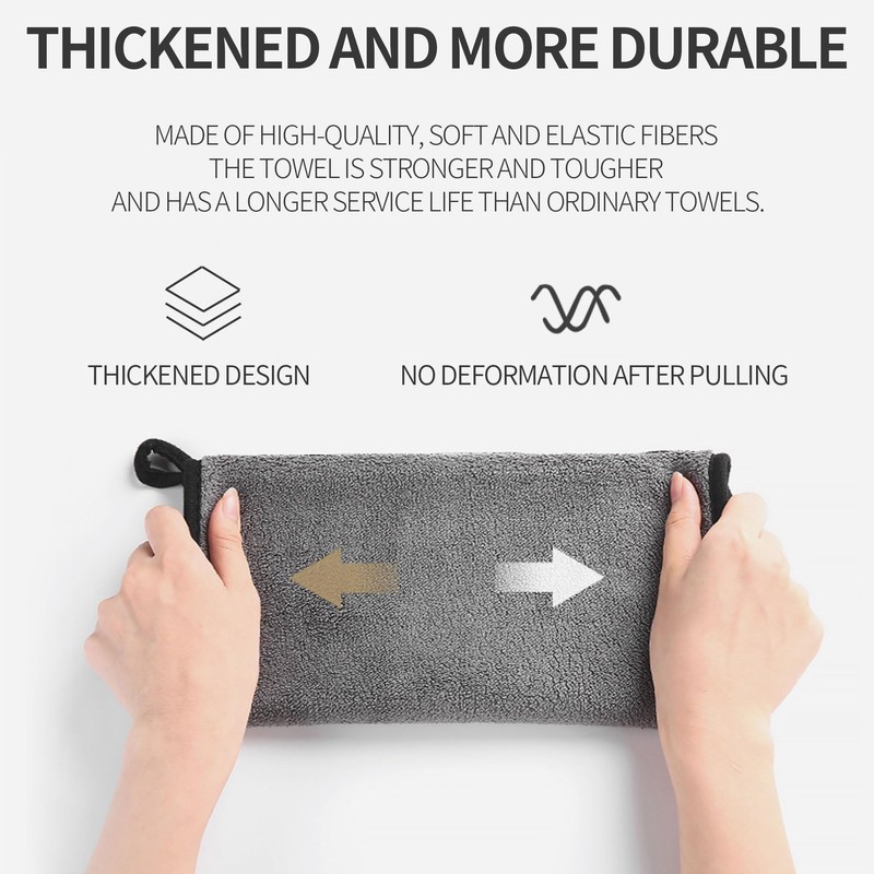 Shiny Wipes Bathroom Drying Cloth, Streak Free Microfiber Cleaning Wipes,