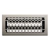 Imperial RG3410 San Francisco Decorative Floor Register, 4x10 Inch, Brushed