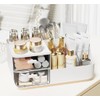 Witwatia Desk Organizer with 2 Drawer, Plastic Desk Organizers and
