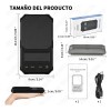 Báscula Digital de Cocina HALMAN con Temporizador para Café y