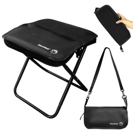 RULAYMAN 2025 New Model Folding Chair, Outdoor Chair, Portable, Extendable, Integrated Folding, Compact Chair, Shoulder Strap Included, Portable, Load Capacity 286.7 lbs (130 kg), Chair Ring, Camping