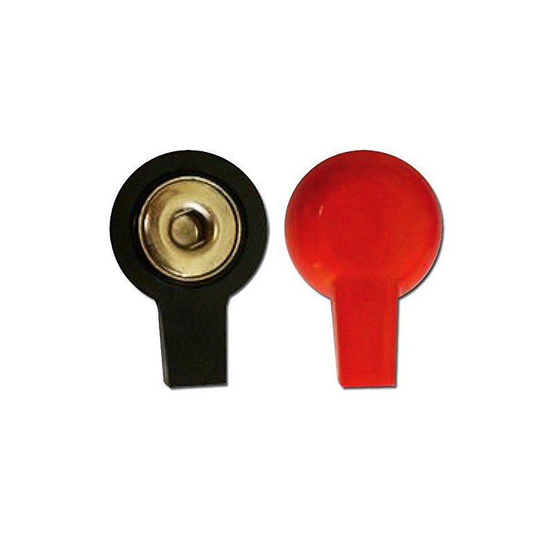 2 Adaptor Clip 2 mm 1 Red 1 Black Electrodi