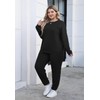 Nemidor Womens Plus Size 2 Piece Fall Matching Lounge Sets