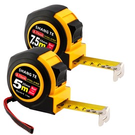 2 Pack Tape Measure, Measuring Tape, Tape Measure 25 ft /16 ft, Measurement Tape, Measuring Tape Retractable, Self-Locking Steel Tape Measure Holder for Body Measuring Tape Designer Decorator