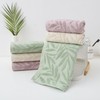 Pidada Hand Towels Set of 2 Leaf Pattern 100% Cotton