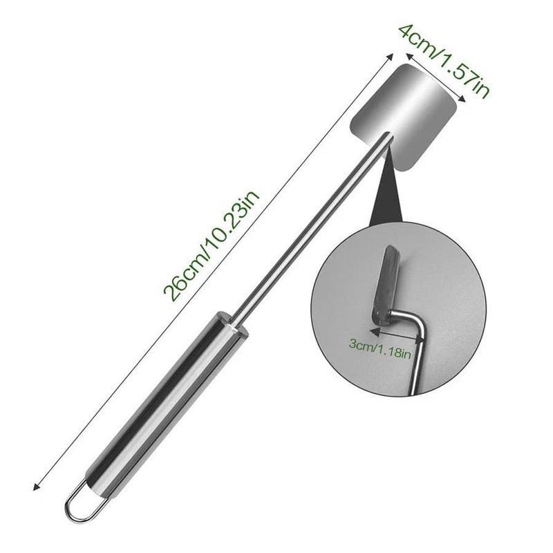 Long Handle Stainless Steel Corn Stripping Tool Set for Corn
