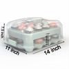 Top Shelf Elements Cupcake Carrier, EXTRA TALL LID, Green Cupcake