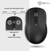 MKETech Electronics Wireless Computer Mouse - Full-Size 2.4G USB Receiver
