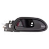 TRQ Front Left Interior Door Handle Gray Drivers Side Compatible
