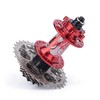 2pcs Bolany Bicycle Hub Red Aluminium Alloy 32 Holes 4