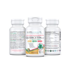 QUERCETIN PLUS, Quercetin 1,000mg, Bromelain 500mg and Vitamin C 1,000mg, (120 Capsules), 3 in 1 from Bioflavonoids, Supports Immune, Cardiovascular & Respiratory Health, Seasonal Allergy Relief.