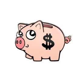 Kolorspun Golf Ball Marker with Magnetic Hat Clip (Piggy Bank)