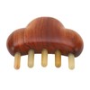 Sandalwood Massage Comb Wide Tooth Scalp Scraping Comb with Nose