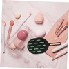 LALAFINA 3pcs Makeup Sponge Holder Portable Storage Case for Travel