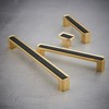 Guolich 2 Pack Hole Centers 7.55”(192mm) Kitchen Bedroom Balcony Handles,