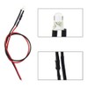Evemodel L123W 20pcs Pre Wired 3mm Bright White Led Lamp