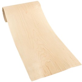 Maple Wood Veneer Sheet - 9ft x 10in, Flexible Natural Wood Skin for DIY Enthusiasts, Woodworkers, and Furniture Restoration - Perfect for Cabinets, Crafts, and Home Renovation