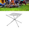 Outdoor Portable Fire Pit Folding Bonfire Rack Camping Barbecue Mesh