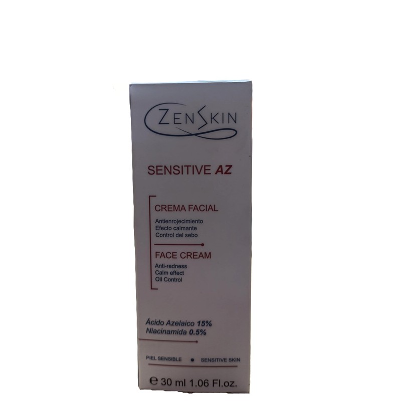 Crema Facial Sensitive AZ 30 ml, para piel sensible.