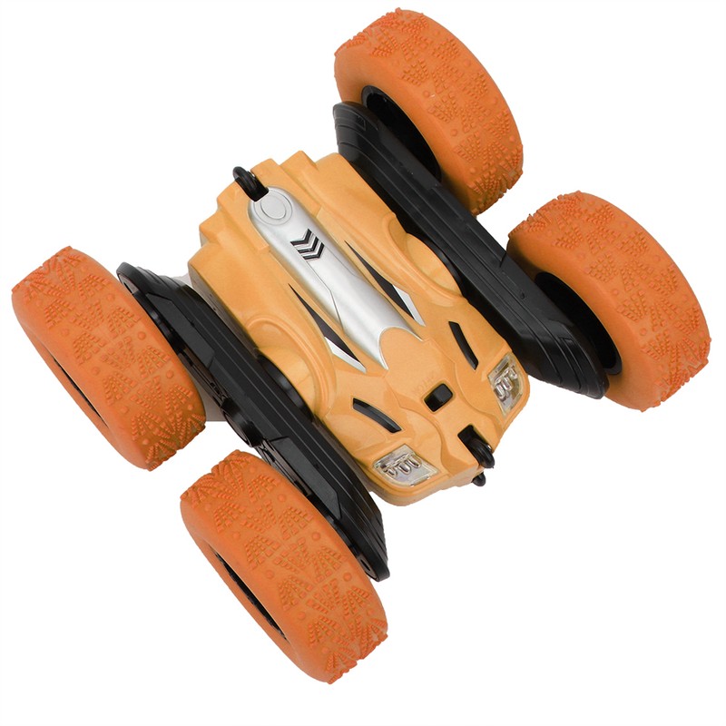 Remote Control Mini Plastic Light Double sided Electric 360°Rotation Car