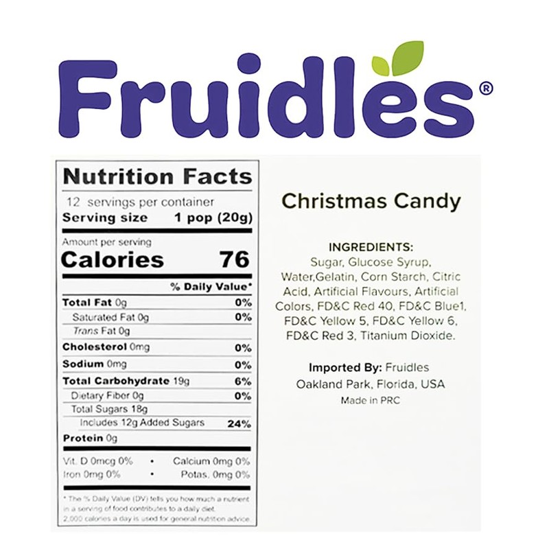 Fruidles Penguin Lollipops and Candy Rings Suckers, Fat-Free, Individually Wrapped