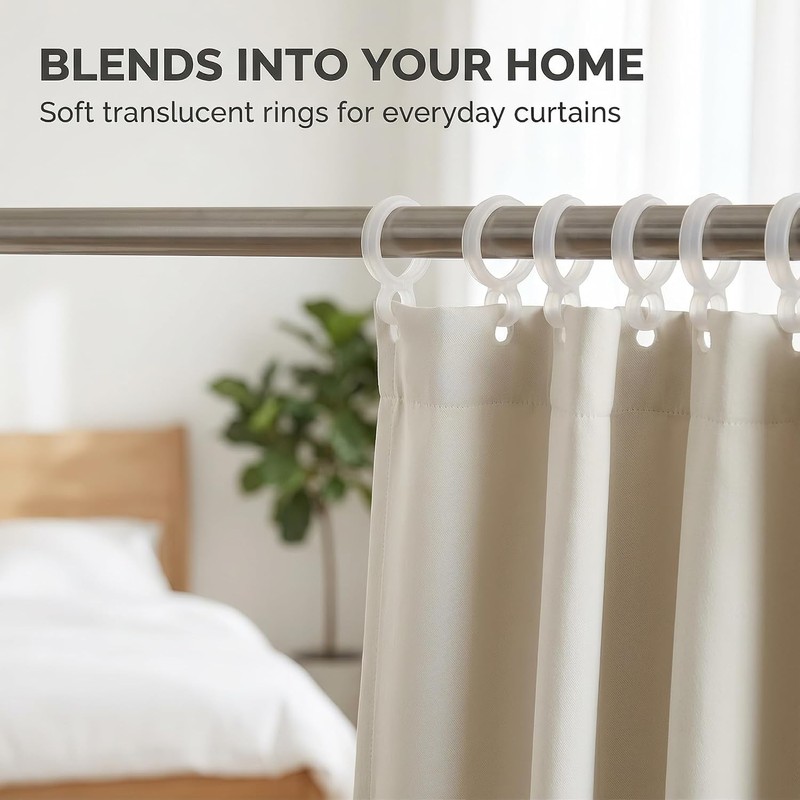50 Pcs White Plastic Windproof Hanger Hooks Clothes Hanger Buckle